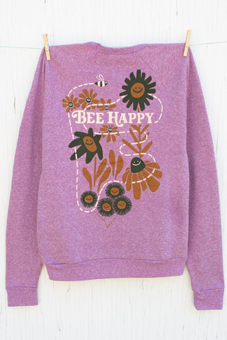 Bee Happy - Lilac Women's T-shirt