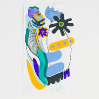 Abstracted Rooster - Original Painting