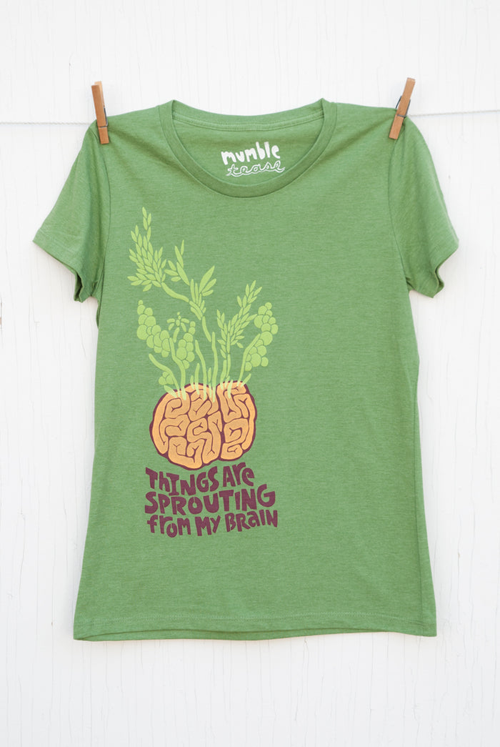 Sprouting Brain - Kiwi Women's T-shirt
