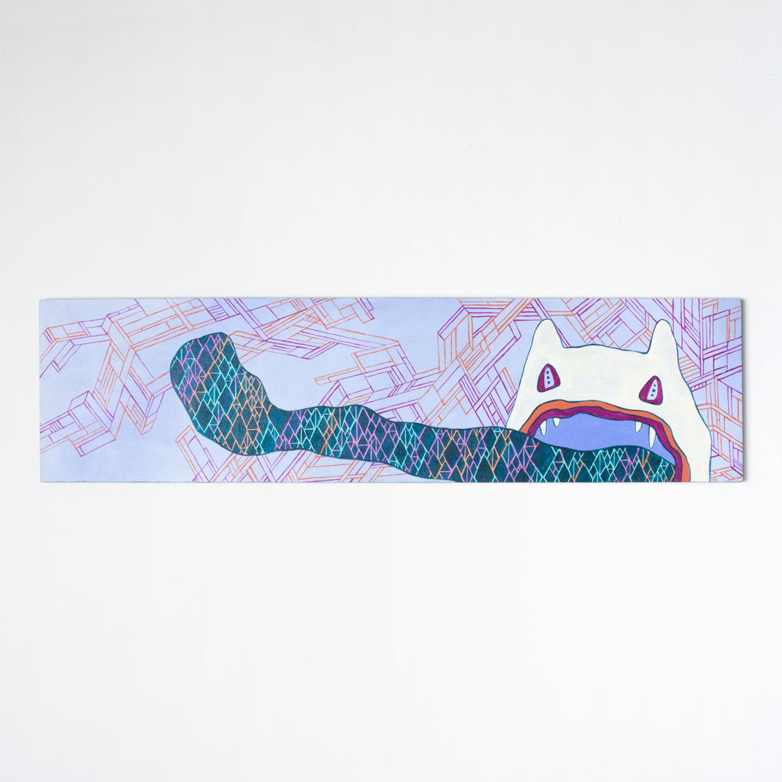 I Stick Out My Tongue at You! - Original Painting