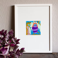 I am a Caterpillar, Yes I am - Original Painting