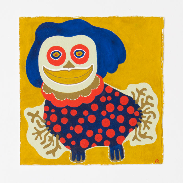 My smile is really big and not creepy at all - Original Painting