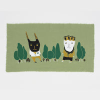 Too Close? - Silk-Screened Art Print on Fabric