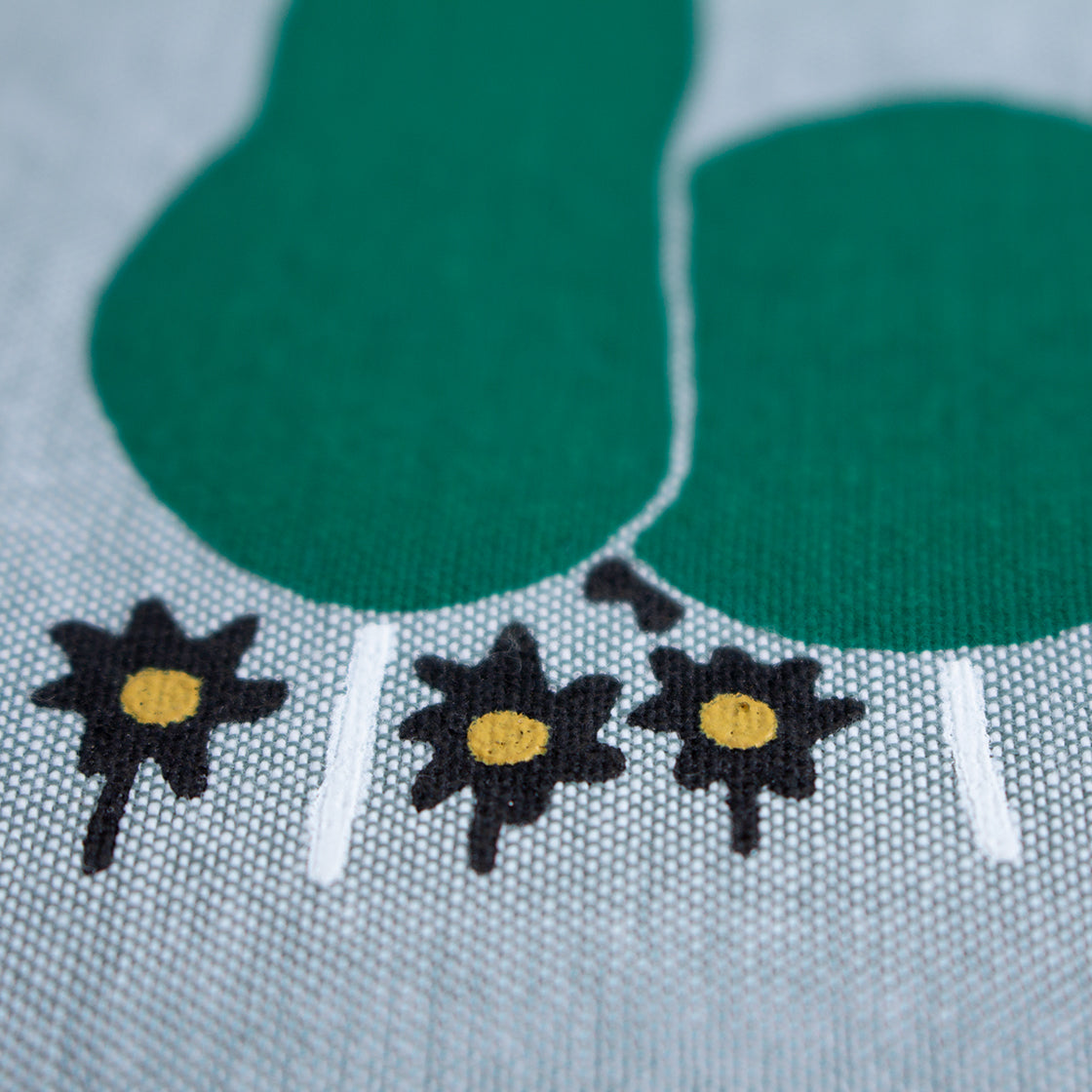 Too Close? - Silk-Screened Art Print on Fabric