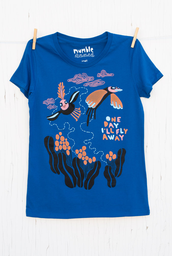 Fly Away - Royal Blue Women's T-shirt