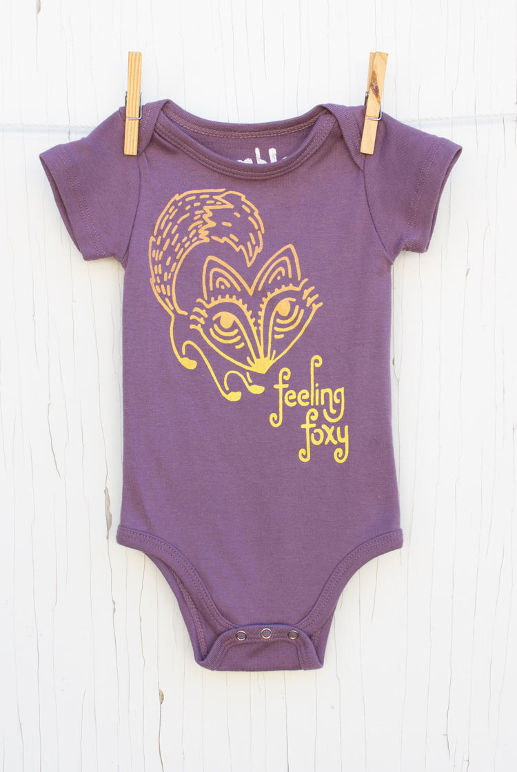 Feeling Foxy - Lilac Infant Onesie