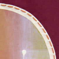 Ink Mix No.1 - Burgundy Fabric Wall Hanging