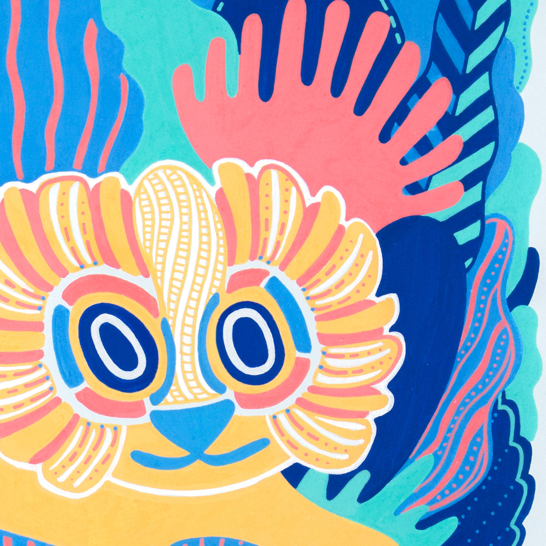 Do Lions Even Live in the Jungle? - Original Painting