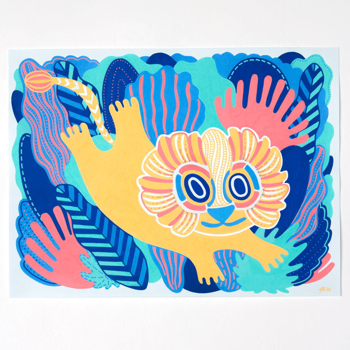 Do Lions Even Live in the Jungle? - Original Painting