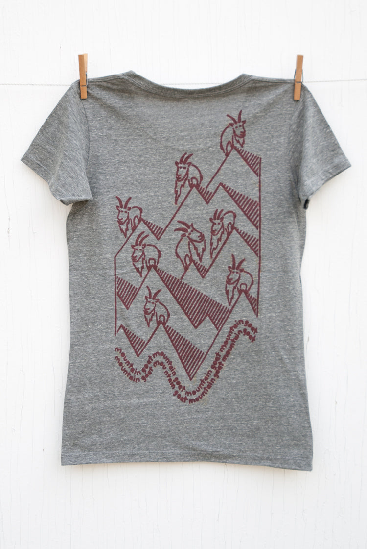 Mountain Goat Mountain Goat - Vintage Grey Women's T-shirt