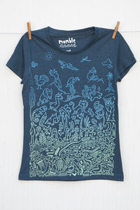 Sea to Sky Ombre - Dusk Blue Women's T-shirt