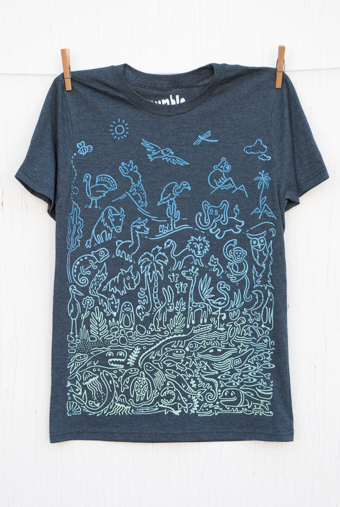 Sea to Sky Ombré - Indigo Men's T-shirt