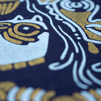 Say Something - Silk-Screened Art Print on Fabric