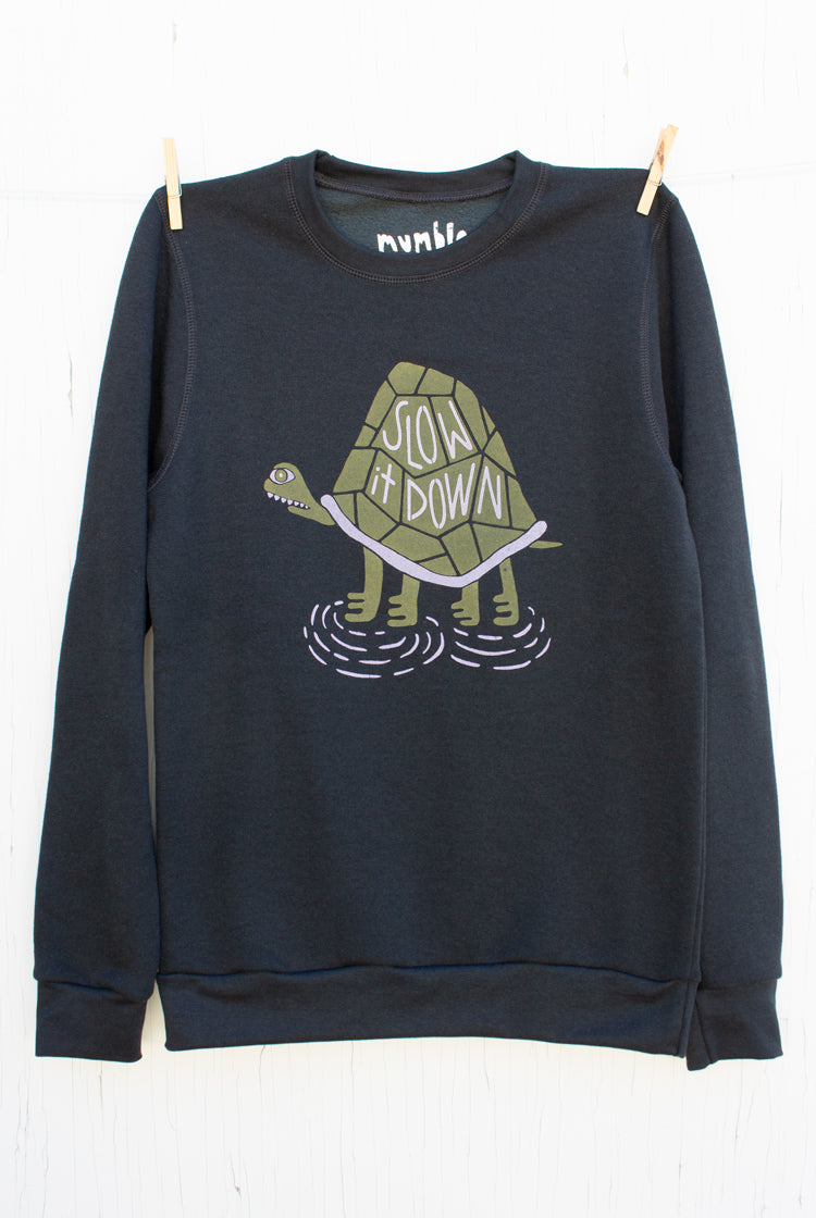 Slow it Down - Charcoal Unisex Pullover