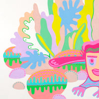 A Beached Mermaid Probably Needs a Sweater - Original Painting