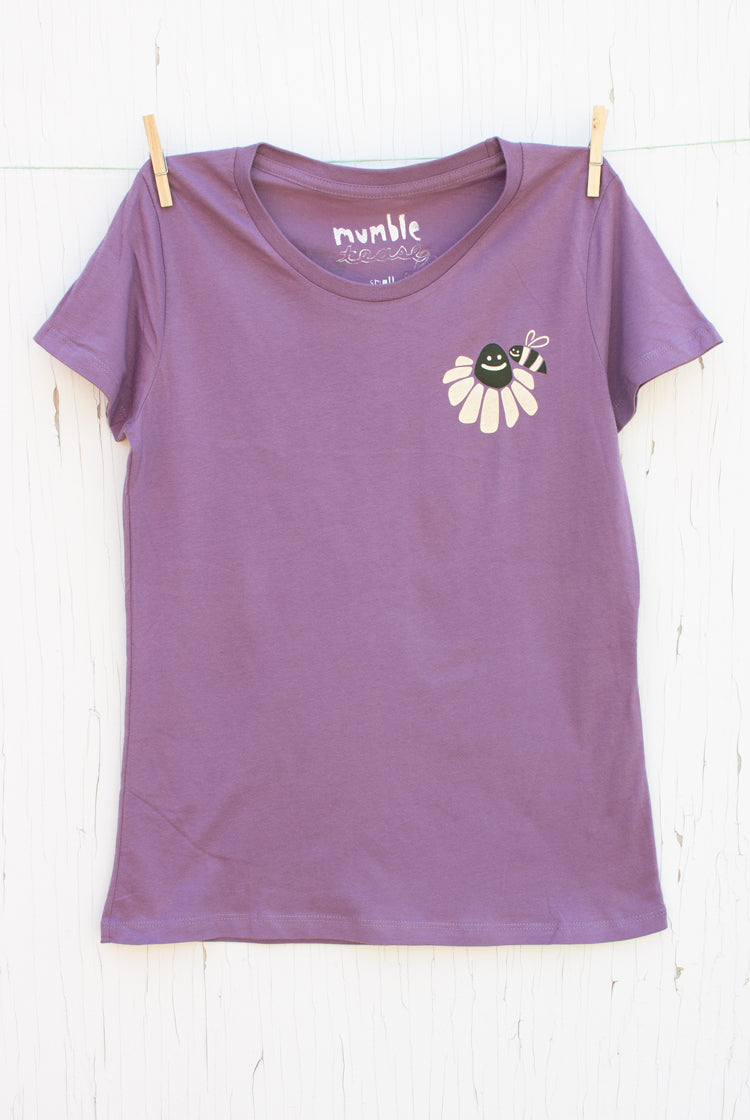 Bee Happy - Lilac Women's T-shirt