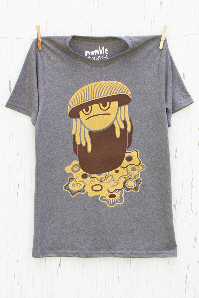 No-Fun-Guy - Ash Grey Men's T-shirt