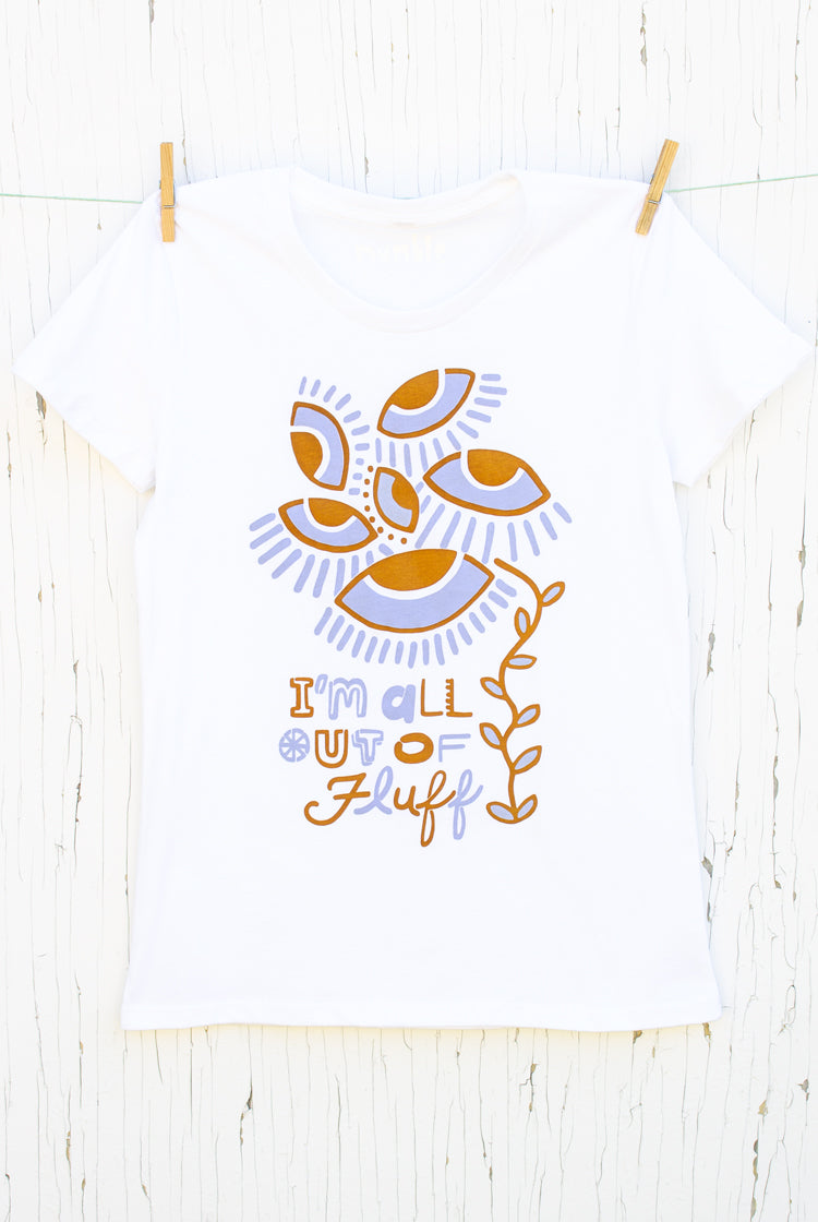 Out of Fluff - White Women's T-shirt