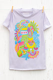 Robot Jellyfish Meets Chicken - Lilac Men's T-shirt