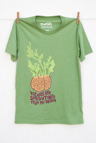 Sprouting Brain - Kiwi Men's T-shirt