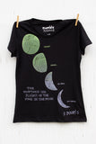 Man in the Moon - Black Women's T-shirt
