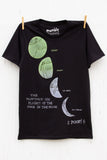 Man in the Moon - Black Men's T-shirt