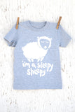 Sleepy Sheepy - Grey Kid's T-shirt