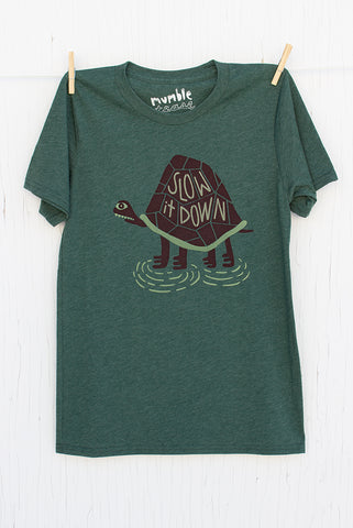 Slow it Down - Pine Men's T-shirt